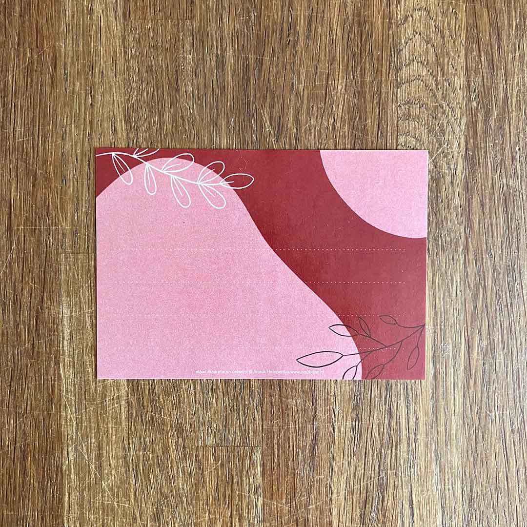 Adresstickers Blush by Nature