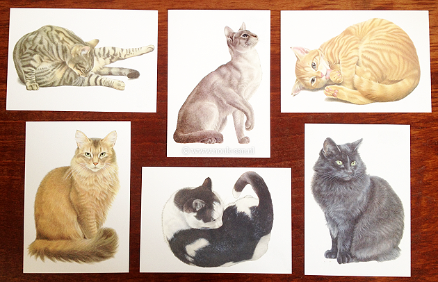 Franciens katten kaarten en postzegels 2