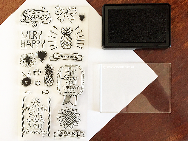 HEMA clear stamps 1