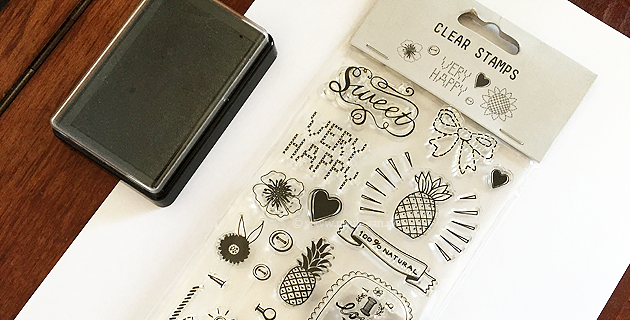 HEMA clear stamps