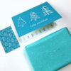 Kerstkaart Turquoise van Nouk-san