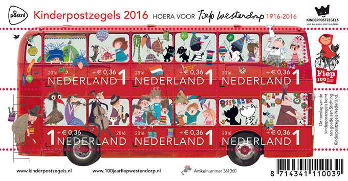 Kinderpostzegels 2016: Fiep Westendorp