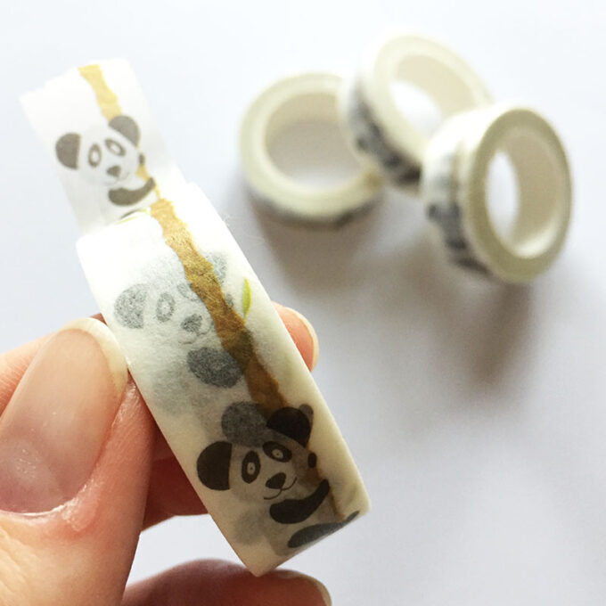 Masking Tape Panda van Nouk-san