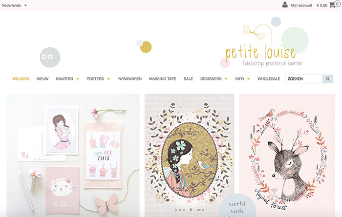 Petite Louise: fabelachtige kaarten en prenten
