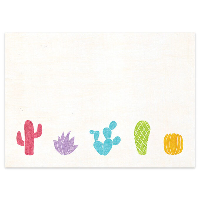 Postkaart Cactus van Nouk-san