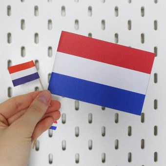 Printable DIY Nederlandse vlag