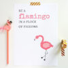 Printable poster flamingo