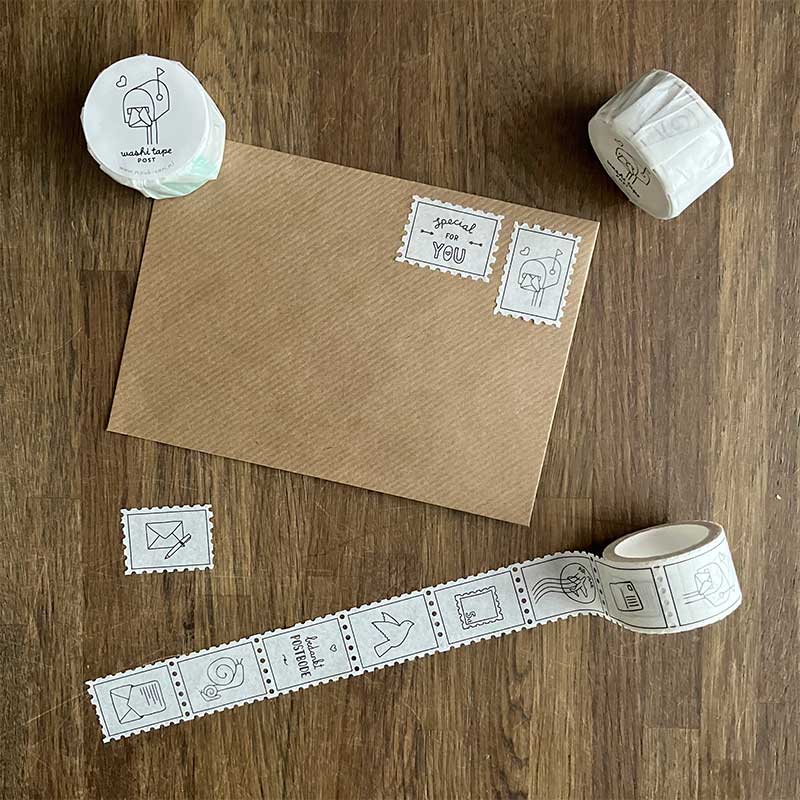 Washi Tape Postzegels